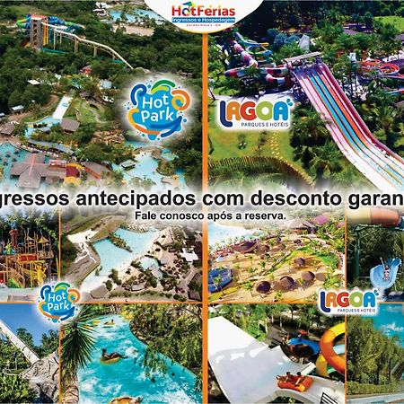 Flat Paradise, Piscinas Termais, Proximo Ao Centro - Hotferias Caldas Novas Esterno foto