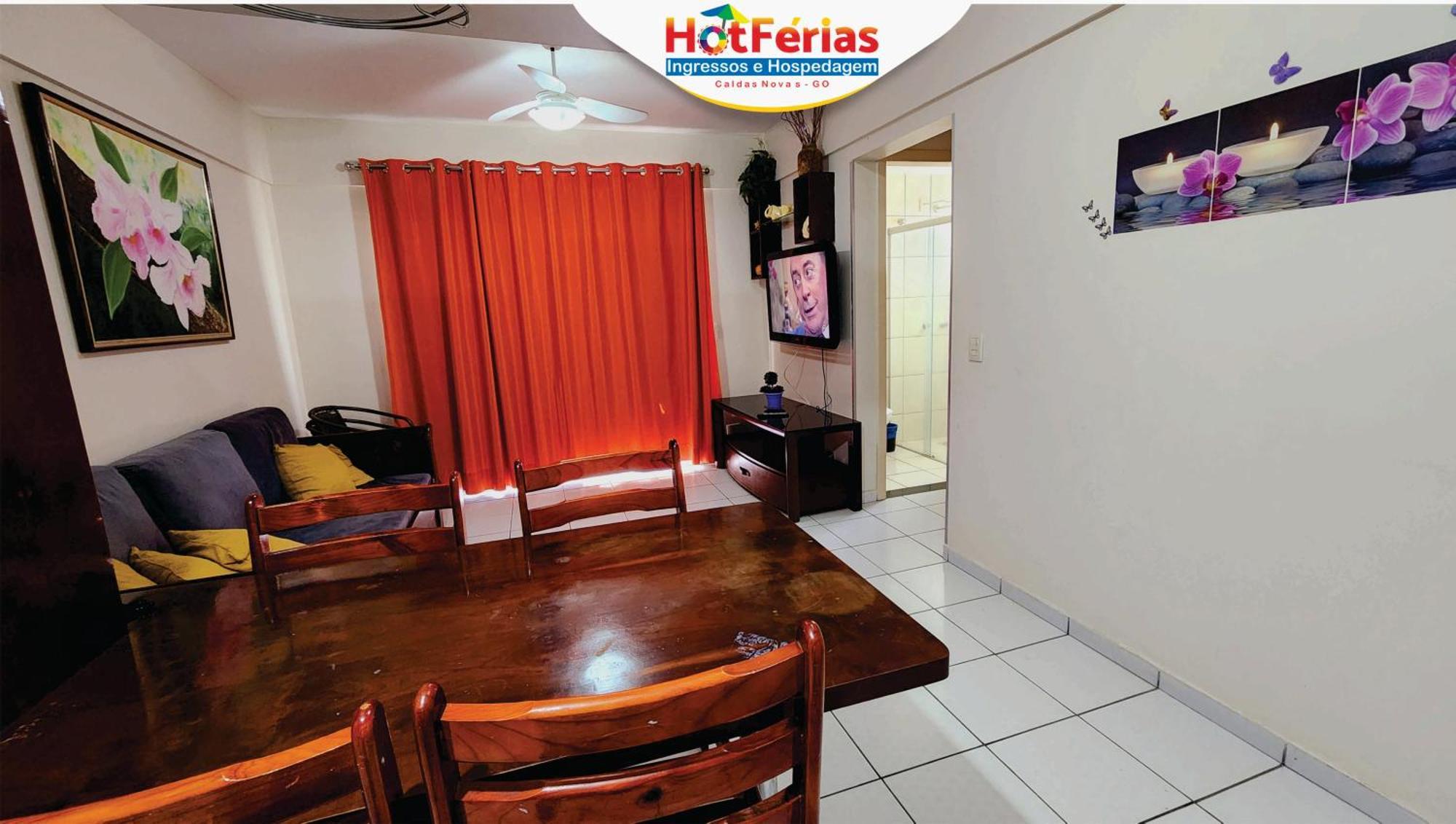 Flat Paradise, Piscinas Termais, Proximo Ao Centro - Hotferias Caldas Novas Esterno foto