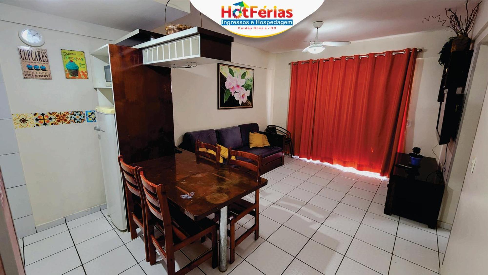 Flat Paradise, Piscinas Termais, Proximo Ao Centro - Hotferias Caldas Novas Esterno foto