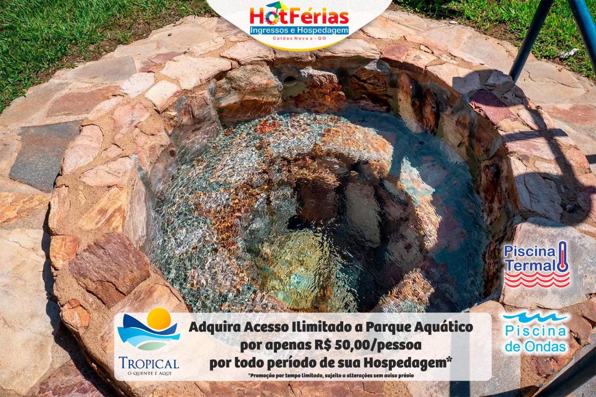 Flat Paradise, Piscinas Termais, Proximo Ao Centro - Hotferias Caldas Novas Esterno foto